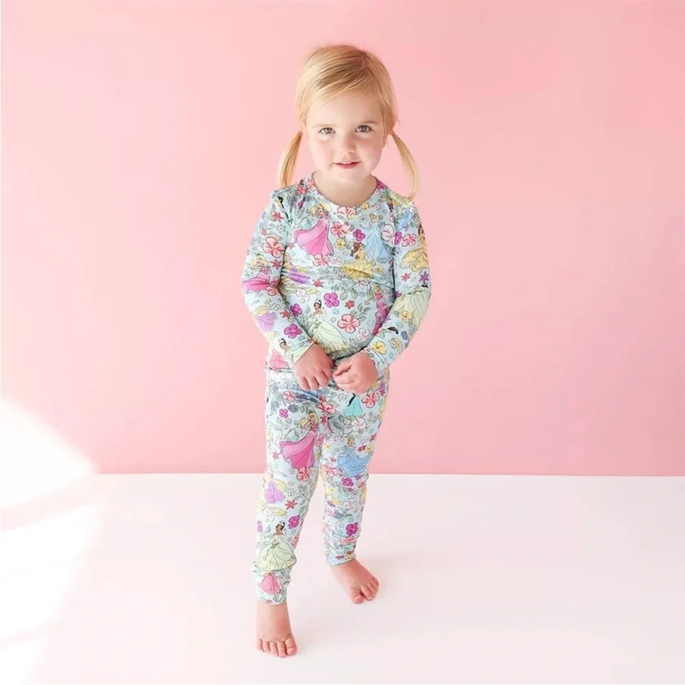 Posh Peanut Disney Princesses 2-piece 6-12M Pajamas‎